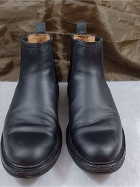 Ugg Chelsea Treadlite Leather Side Stretch Ankle Boots Black Men US 8 Used.